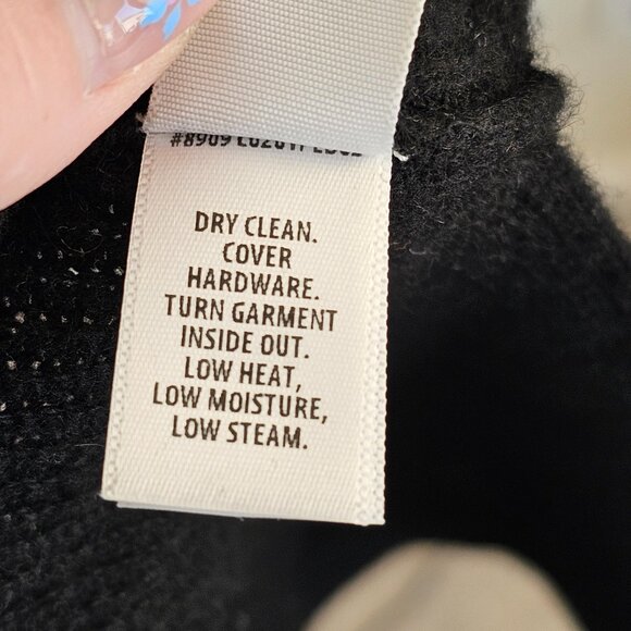 ST John Black Cashmere High Neck Sweater Sz S - Picture 9 of 11